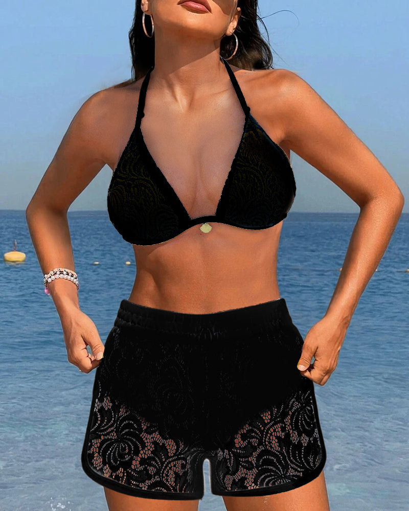 Vera | Conjunto de Bikini de Encaje Elegante