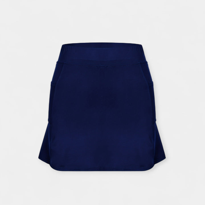 Pantalones cortos de cintura alta con falda