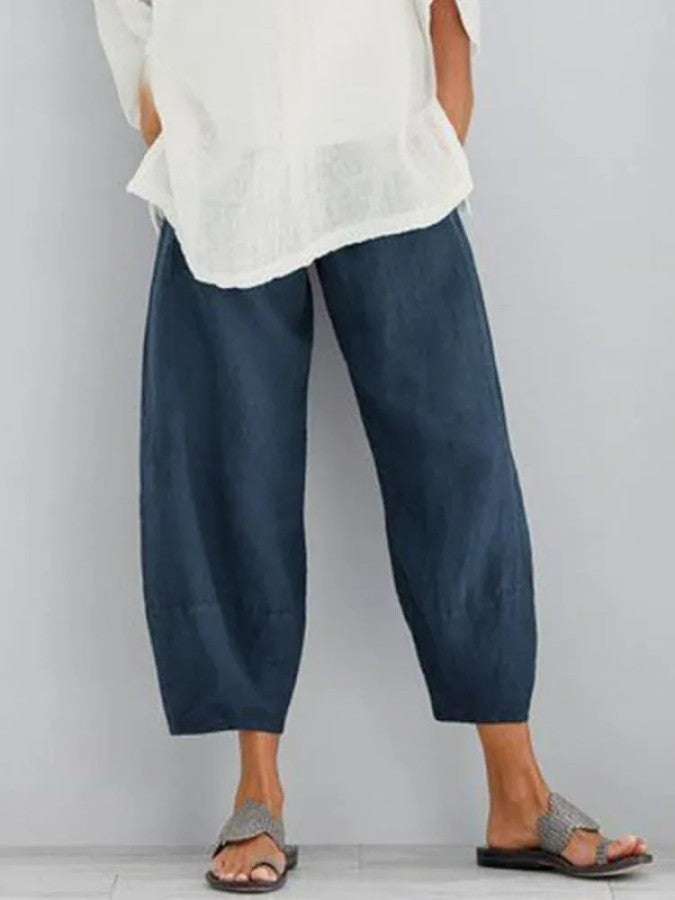 Soleil | Pantalones Cortos de Lino Chic