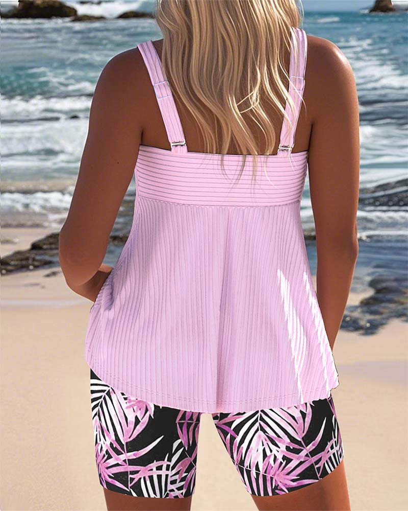 Luna | Conjunto de tankini colorido que te devuelve las ganas de color