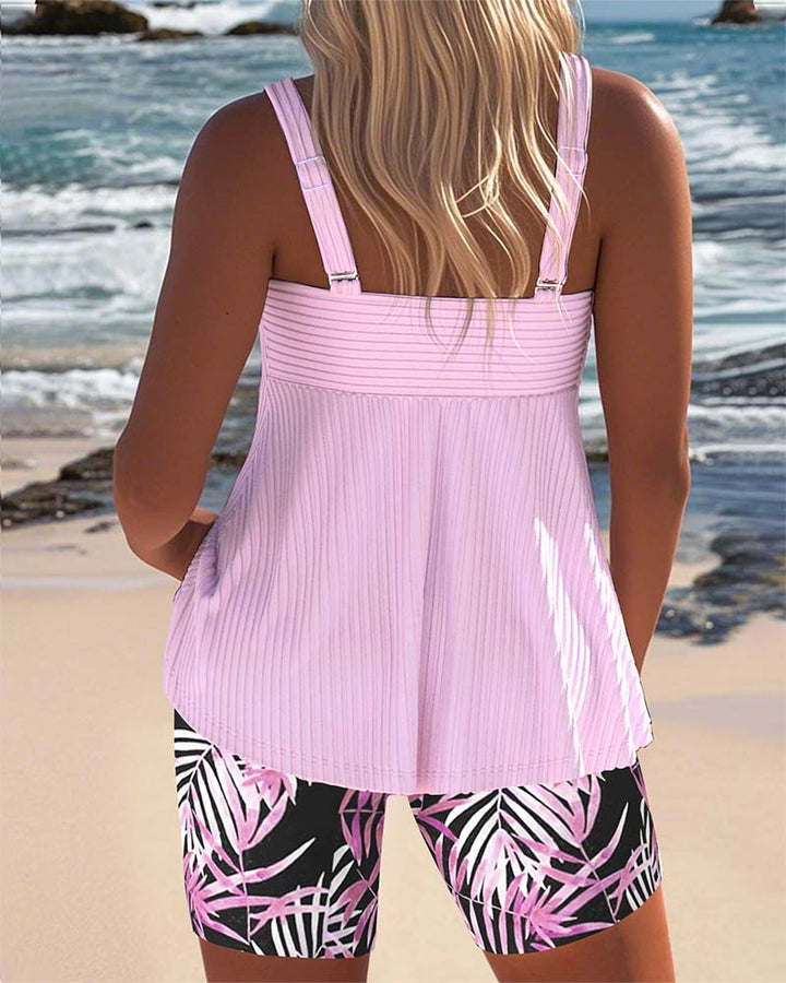Luna | Conjunto de tankini colorido que te devuelve las ganas de color