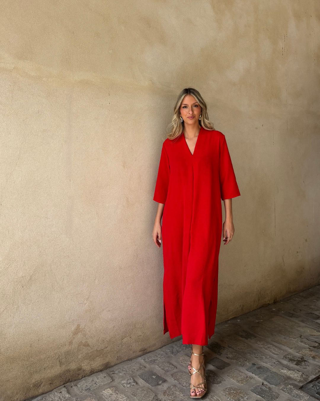 Vestido Laura rojo