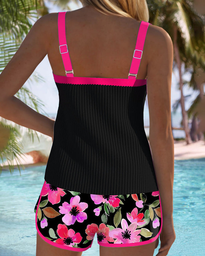 Irene | Conjunto de Tankini de Dos Piezas Elegante