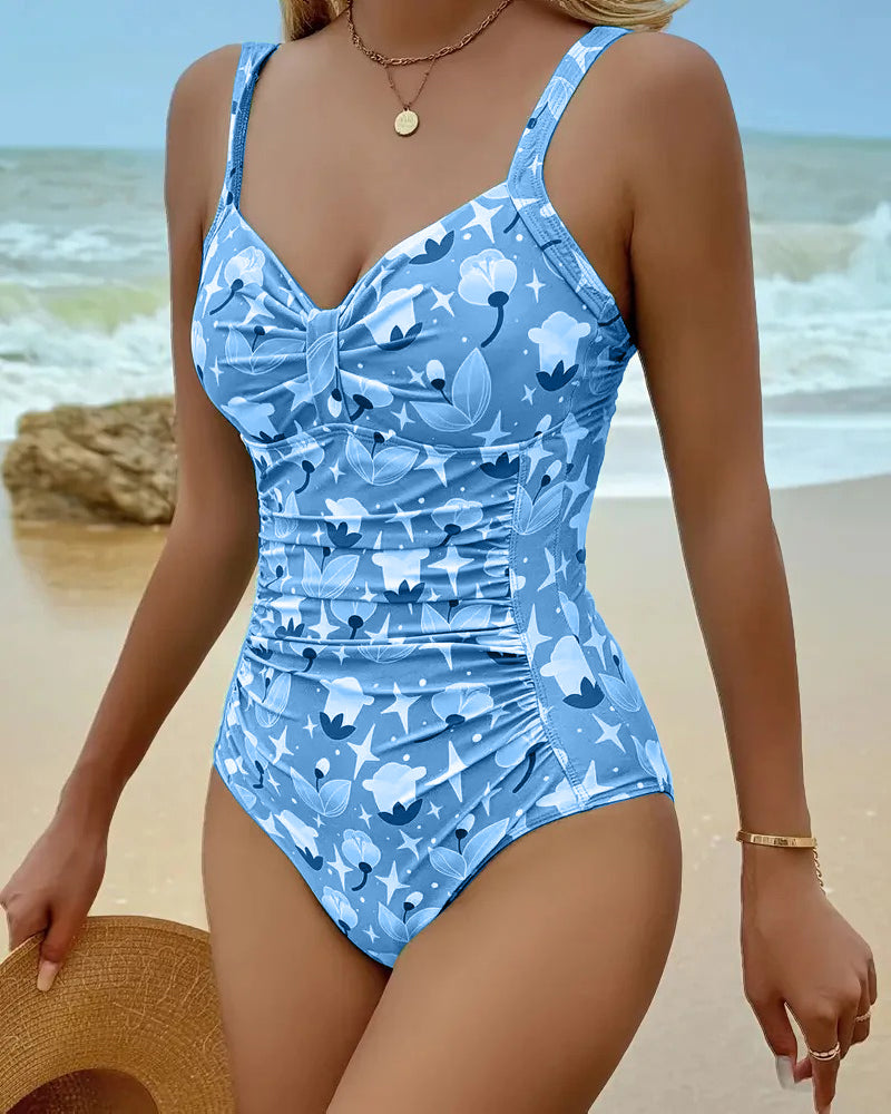 Clara | Tankini Impreso de Una Pieza