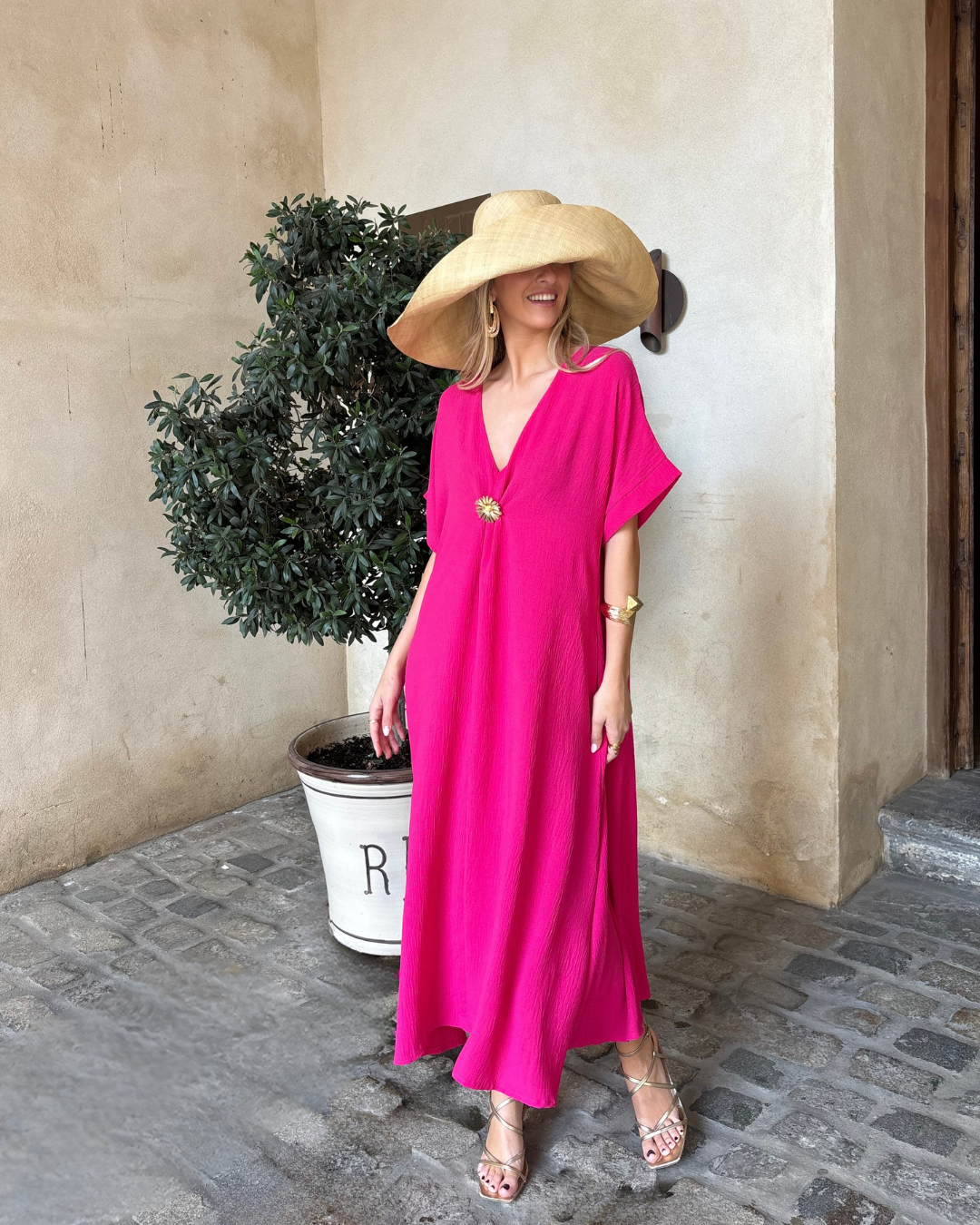 Vestido Telma rosa