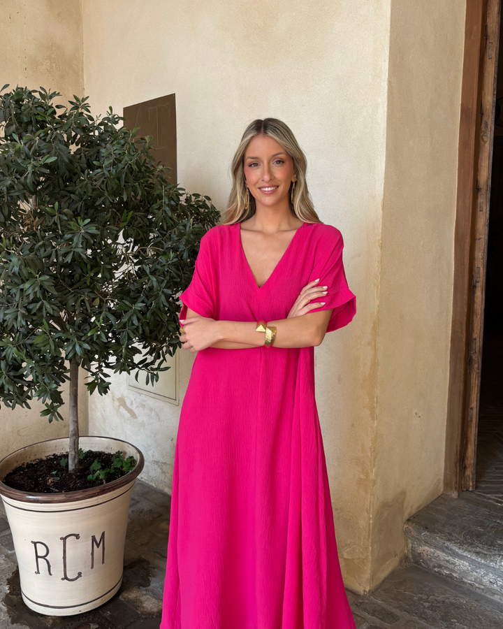 Vestido Telma rosa