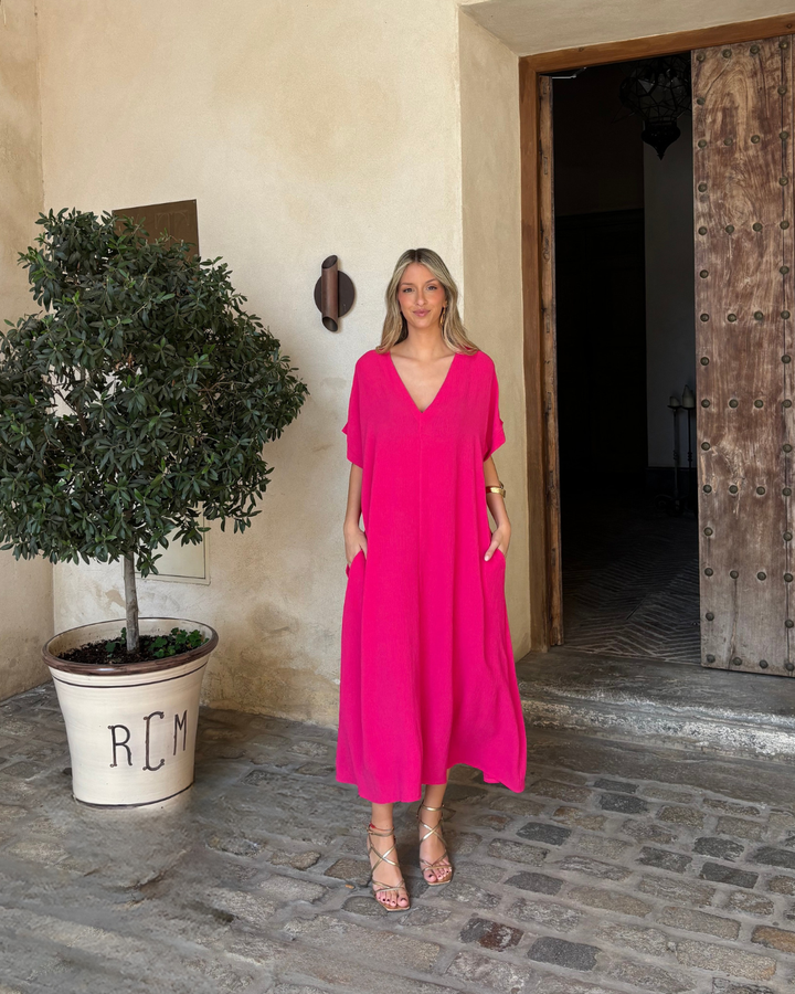 Vestido Telma rosa