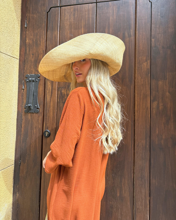 Vestido Laura teja