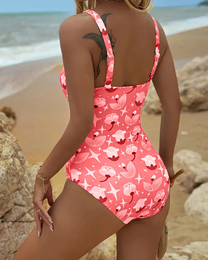 Clara | Tankini Impreso de Una Pieza