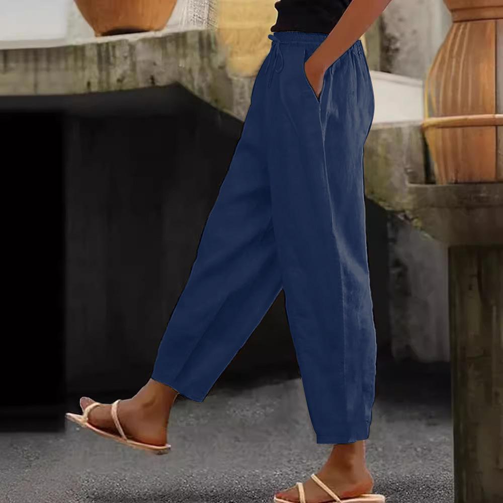 Ivy | Pantalones Casual de Lino y Algodón