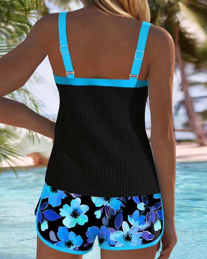 Irene | Conjunto de Tankini de Dos Piezas Elegante