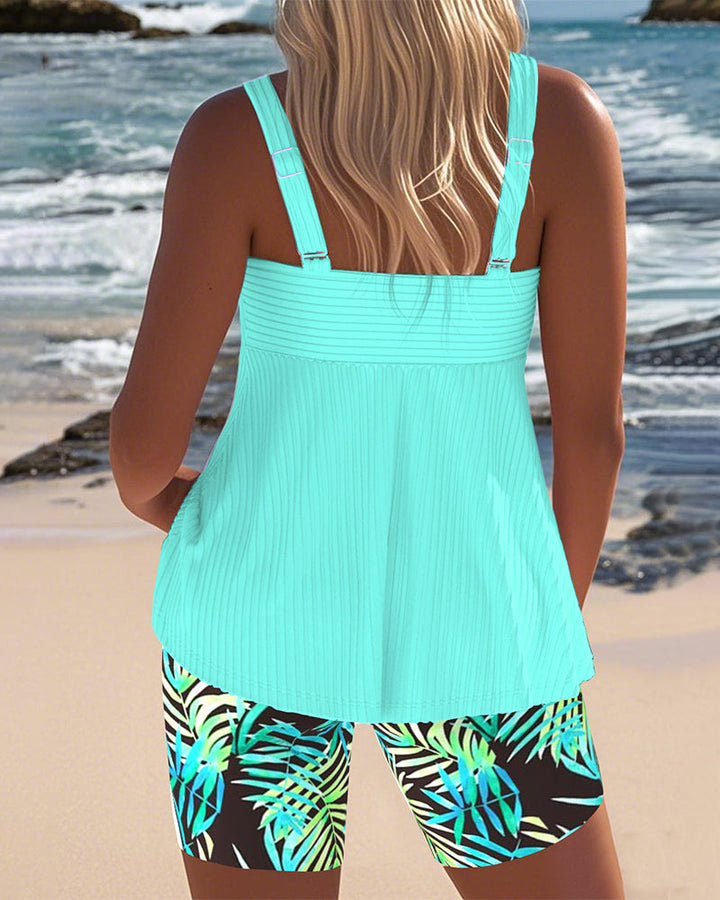 Luna | Conjunto de tankini colorido que te devuelve las ganas de color