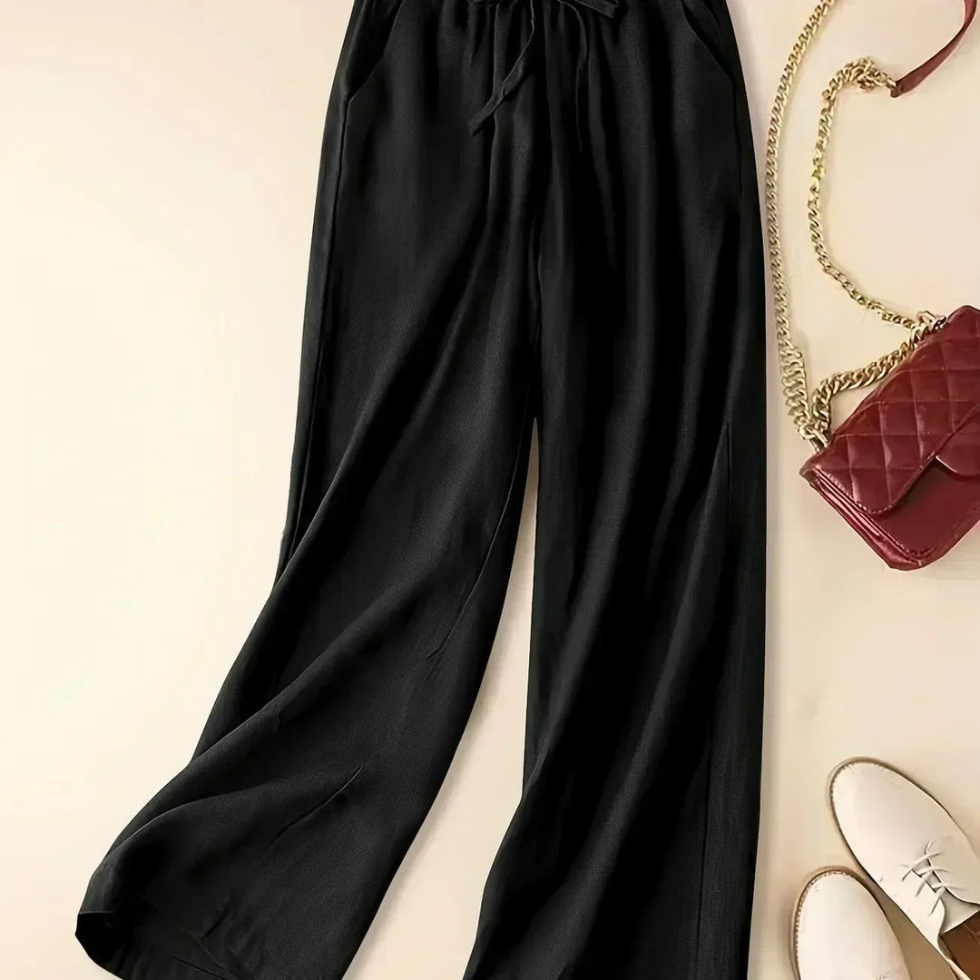 Zara | Pantalones Anchos Sin Esfuerzo