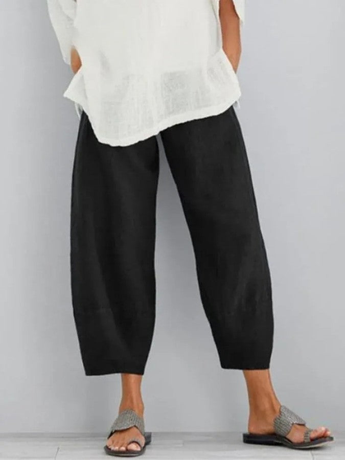Soleil | Pantalones Cortos de Lino Chic