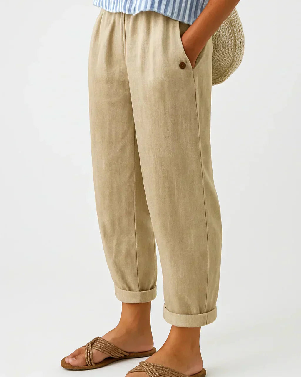 Piper | Pantalones de Lino y Algodón Elegantes