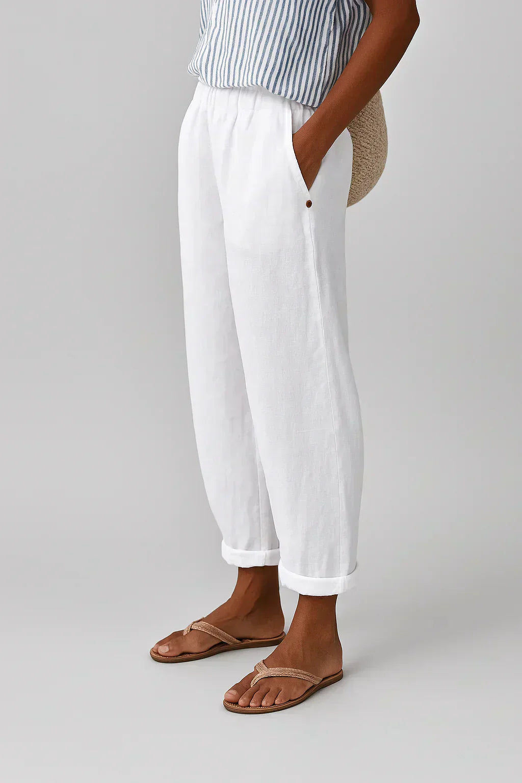 Piper | Pantalones de Lino y Algodón Elegantes