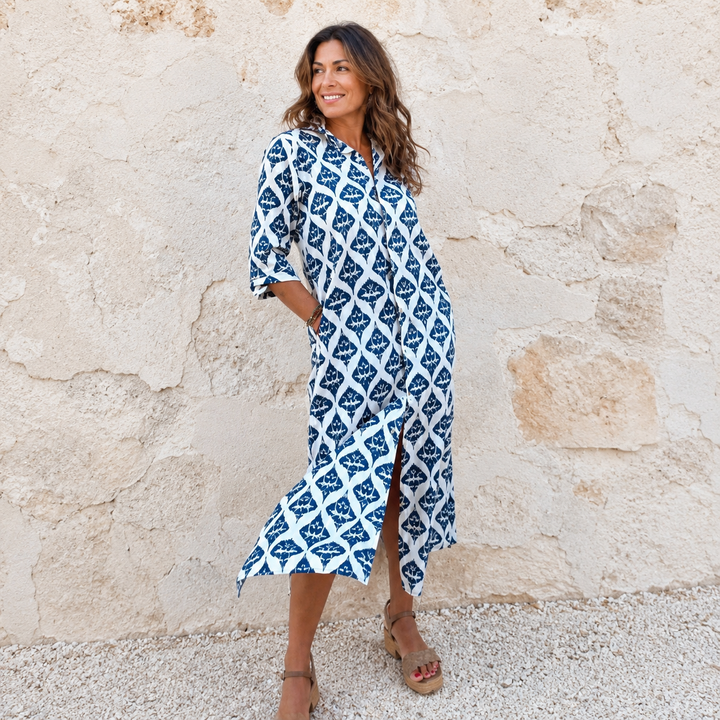 Vestido Belice marino