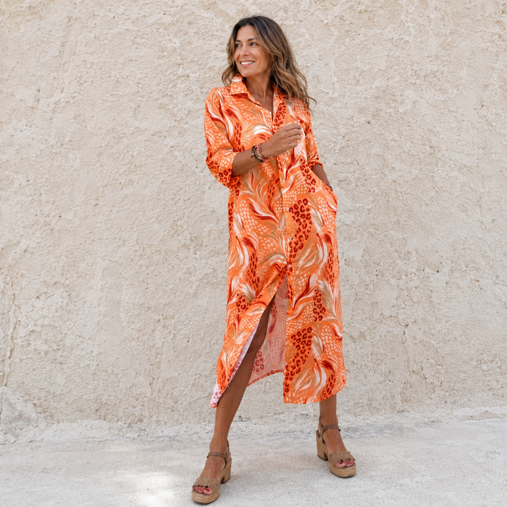 Vestido Belice naranja