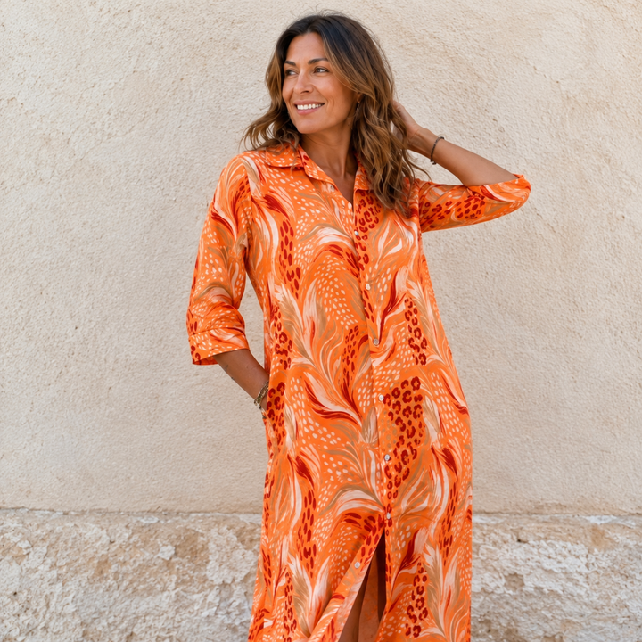 Vestido Belice naranja