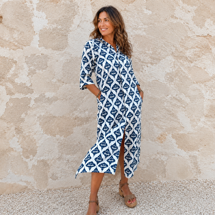 Vestido Belice marino