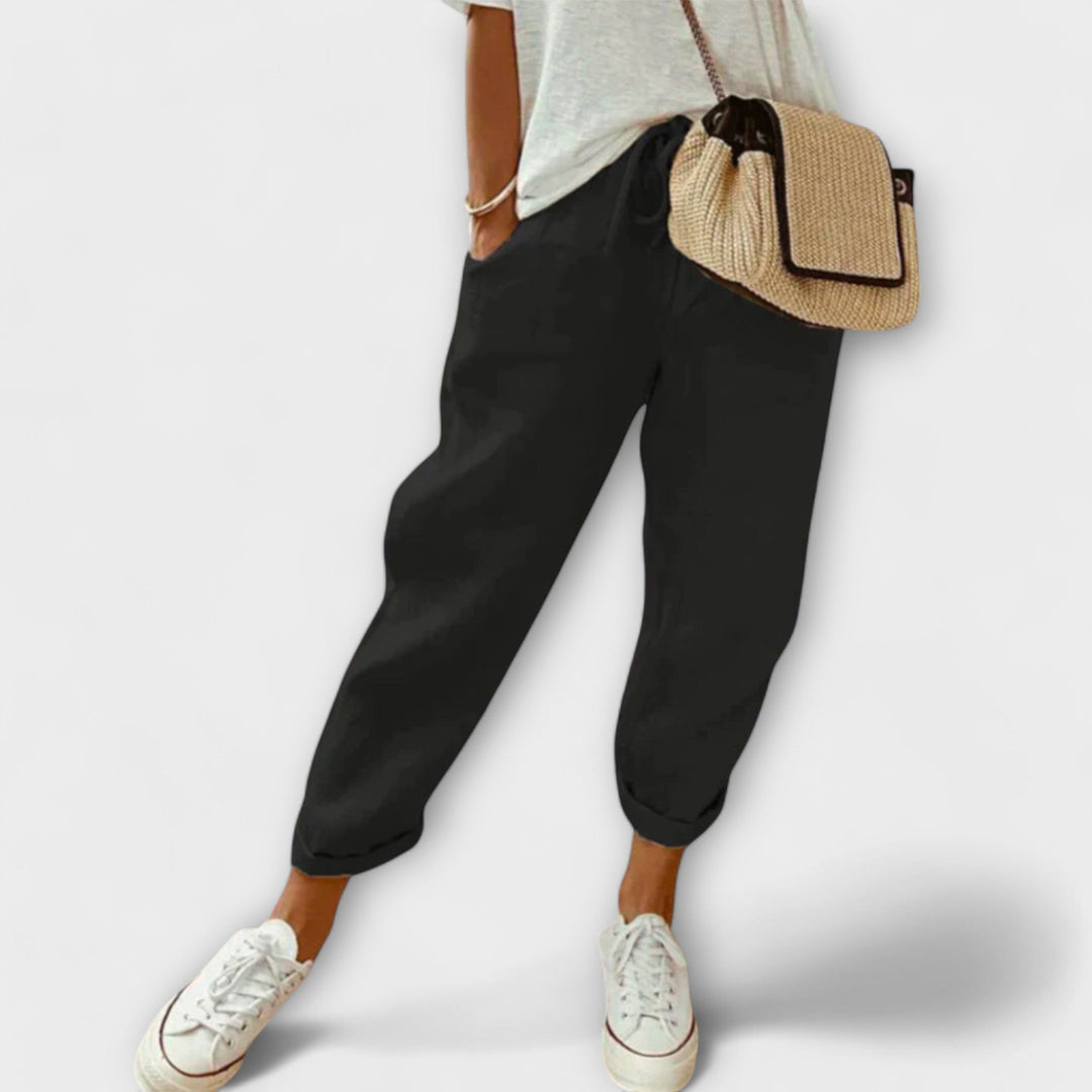 Luxe | Pantalones de Lino Elegantes