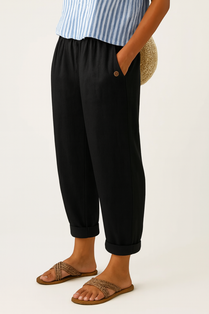 Bonnie | Pantalones de Lino Livianos