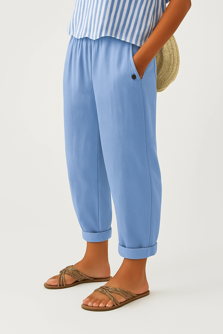 Bonnie | Pantalones de Lino Livianos