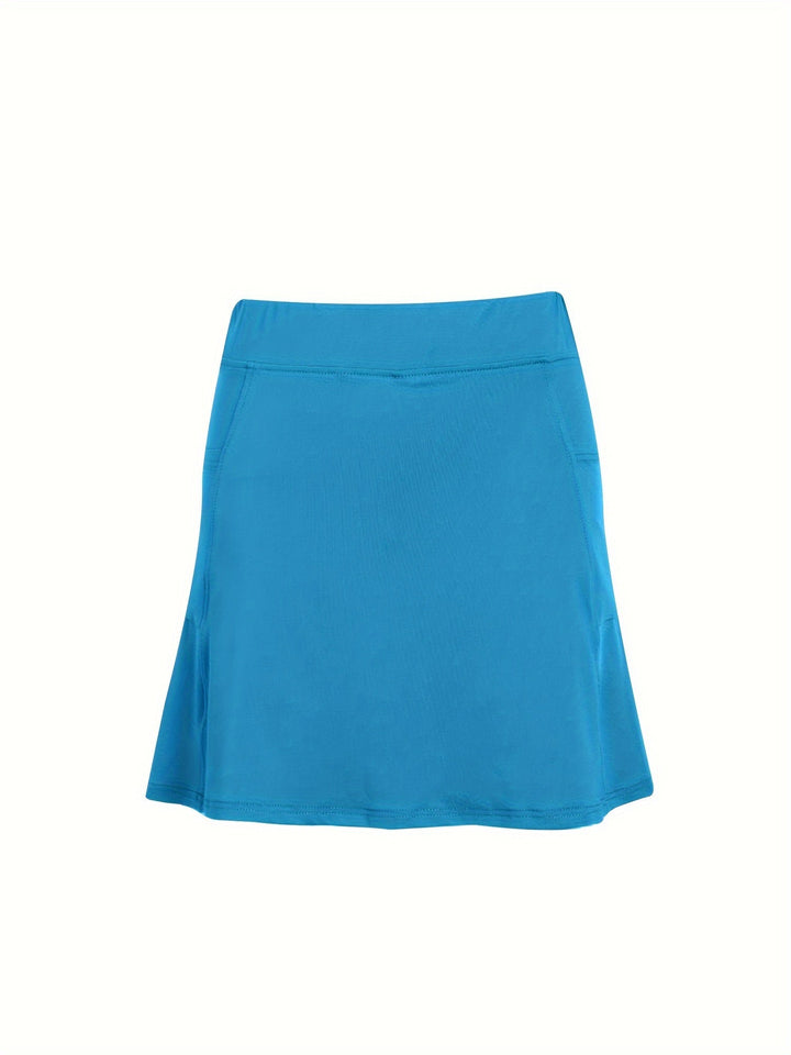 Pantalones cortos de cintura alta con falda