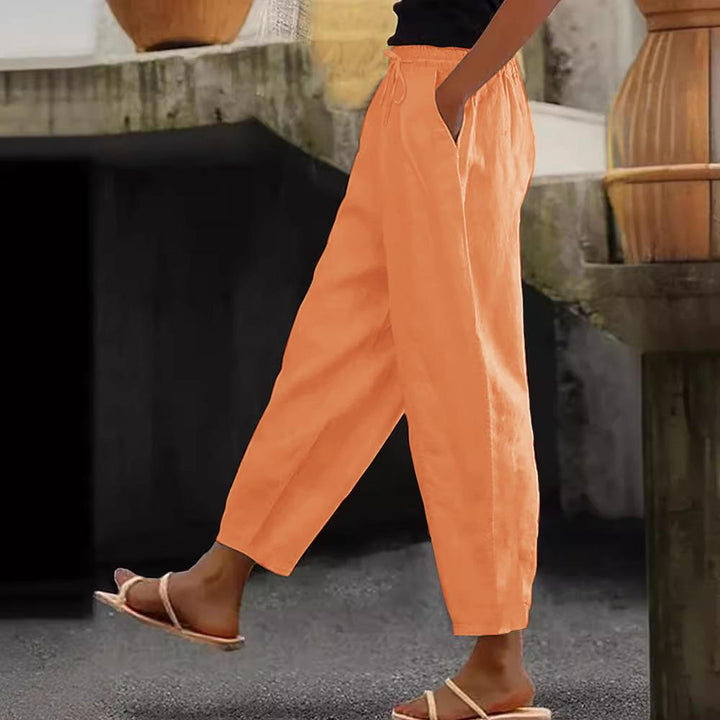 Ivy | Pantalones Casual de Lino y Algodón