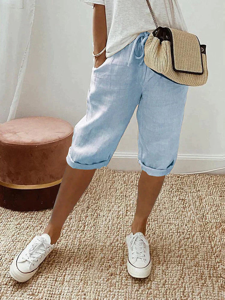 Jemma | Pantalones Cortos Versátiles a la Altura de la Rodilla
