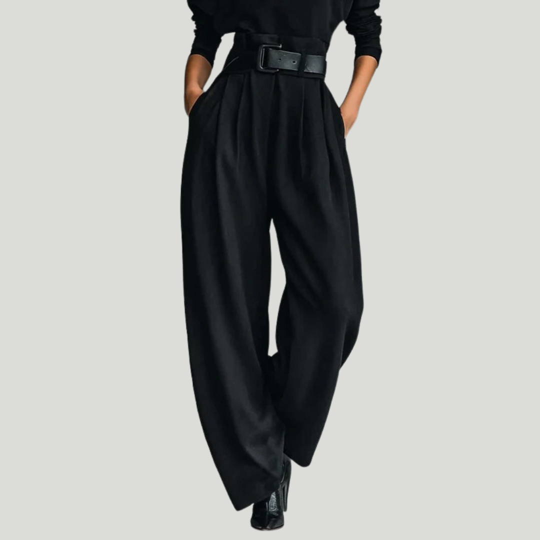 Juliet | Conjunto de suéter de cuello alto y pantalón recto